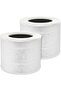 Core Mini Air Purifier Replacement Filter, 3-in-1, High-Efficiency Activated Carbon, Core Mini-RF, 2 Pack, White