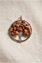 Tree of Life Shaped Star Stone Pendant Steel Necklace Natural Stone - 3