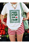 Women's More Amor Por Favor Printed Oversized T-Shirt - 3