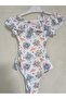 Girl's Open-Side One-Piece Swimsuit Sea Beach Pool Swimwear 1-2 2-3 3-4 4-5 5-6 Age Matching Patterned Digital Print Fabric - 4