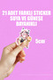 Varesa Genshin Impact Anime Gacha Game Phone Laptop Bullet Journal Adhesive Foil Sticker Pack (21 Pcs) - 5