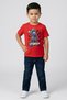Toddlers Boy Swooshman Short Sleeve Outdoor T-Shirt, Red