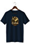 Men's Vintage Hunter T-Shirt with Skull and Nature Illustration Print