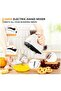 260W Electric Hand Mixer with 7 Speeds, Stainless Steel Beaters, Powerful Motor for Baking - 3