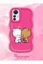Mi 12 Lite Compatible Case Camera Protector Red Silicone Couple Phone Case Cute Pattern - 2