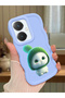 Vivo Y27 Compatible Case Camera Protector Blue Silicone Couple Phone Case Cute Pattern