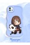 Realme C11 2021 Compatible Case Camera Protector Blue Silicone Couple Phone Case Panda Pattern - 2