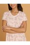Women Pink Floral pRINT Nightgown - 2