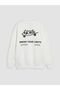 Crew Neck Printed Boys' Sweatshirt - 4