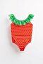 Wenny Watermelon Patterned Girls' Swimsuit - 2