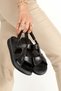 Genuine Leather Women's Daily Comfortable Orthopedic Comfort Sandals Dd3037 - 2