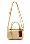 Bellina Rose Yellow Women's Hand and Shoulder Bag
