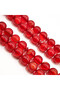 Faturan Rosary 51 Beads 10mm Translucent Red Prayer Beads 38g with Red Cord Tassel - 4
