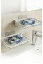 2 Adhesive Soap Holders / Bathroom, Kitchen Solid Soap Hangers
