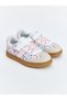 Lcw Steps White Leather-Look Girls' Sports Shoes