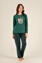 Holidays Party Mother Daughter Burgundy Long Sleeve Pajama Set Ar3732-A-V1 - 5