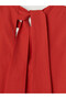Trendlucky Contrast Color Oval Neck Tie Back Peplum Blouse - 5