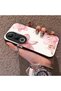 Vivo V50 Lite Compatible Silicone Edge Hard Back Case Couple Phone Case with Floral Pattern - 2