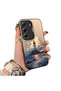 Tecno Camon 40 Compatible Silicone Edge Hard Back Case Couple Phone Case Tower Pattern