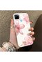 Realme C21Y Compatible Silicone Edge Hard Back Case Couple Phone Case with Floral Pattern - 3