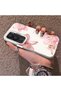 Vivo Y31 5g Compatible Silicone Edge Hard Back Case Couple Phone Case with Floral Pattern - 2