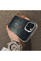iPhone 13 Pro Max Compatible Silicone Edge Hard Back Case Couple Phone Case Airplane Pattern - 4