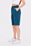 Women's Cotton Capri K.Petrol-7003 - 2