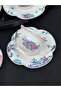 6-Person Porcelain Acar Leonce Coffee Cup Set - 3