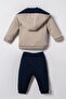 Baby Boy Embroidered Yellow Cardigan Set Usb3191-C-V1 - 4