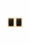 Steel Paloma Earrings Black