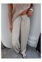 Satin Lace-Up Casual Trousers