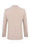 Beige Slim Fit Mono Collar Casual Suit - 6