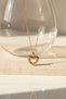 Yellow Color Heart Figured Zircon Stone Steel Necklace - Stylish and Durable Women's Necklace - 4