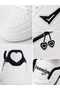 Women's Trend Cherry Embroidered Casual Sneaker, Comfortable Daily Shoes with Embroidery Detail - 4