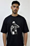 50 Cent_49 Design Printed Oversize Black T-Shirt
