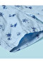 Infant Boys Blue Printed Twill Shorts - 3