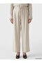 Lcw Modest Beige Modal Blend Women's Pleated Trousers - 2