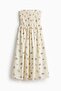 Smocked-bodice bandeau dress - 5