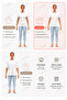 تي شيرت أسود بتصميم Take It Easy مصنوع من القطن بنسبة 100% ومقاس كبير جزئيًا (T-XL). - 5