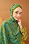 Riva Shawl Tencel Secret Garden Oil Green - 3