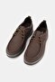 Men's Brown Genuine Natural Leather Eva Sole Lace-Up Shoes - 2