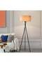 Floor Lamp for Living Room Bedroom with 3 Color Temperatures LED Bulb, Black - 2