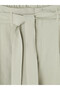 Vizyon New Season Women's Pleated Shorts with Belted Waist - 3