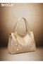 Women's 4 Pcs Handbags Tote Bags Shoulder Bag Set PU Leather Top-Handle Bag Large Shoulder Bag Crossbody Clutch Purse - 3