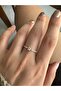 Gold Rectangular Stone Solitaire Model Ring - 2