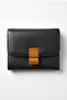 Black Genuine Leather Small Size Women's Card and Coin Wallet Lv910111