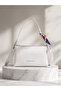 Women's Scarf Detailed Large Volume Soft Leather Stylishly Designed Hand and Shoulder Bag Shoulder Bag - 4