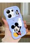 Redmi Note 13 4g Compatible Case Camera Protector Blue Silicone Couple Phone Case Cute Pattern