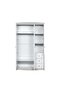 Hazel 3-Door Wardrobe With 3 Drawers And Mirror - Light Beige And White - 7