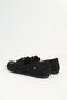 Black Women's Loafer Ballerina with Bohemian Embroidery Detail Pc-4200 - 4
